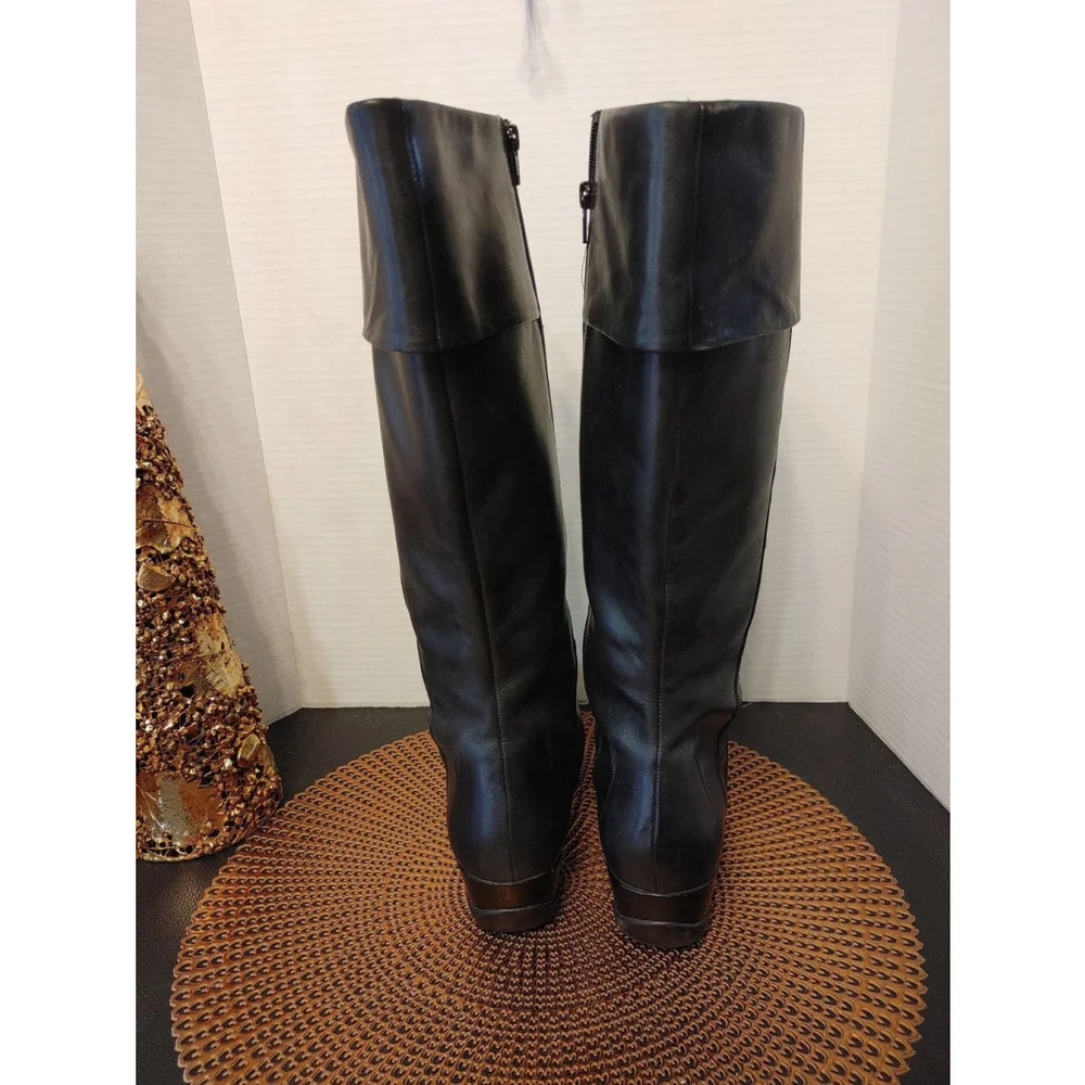 Kenneth Cole Reaction Leather Boots Size 8.5M